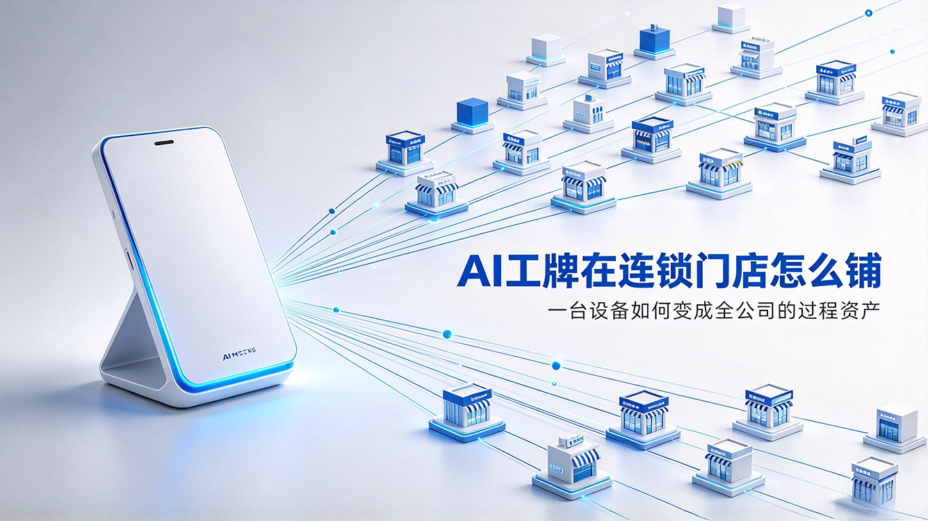 AI工牌在连锁门店怎么铺：一台设备如何变成全公司的过程资产
